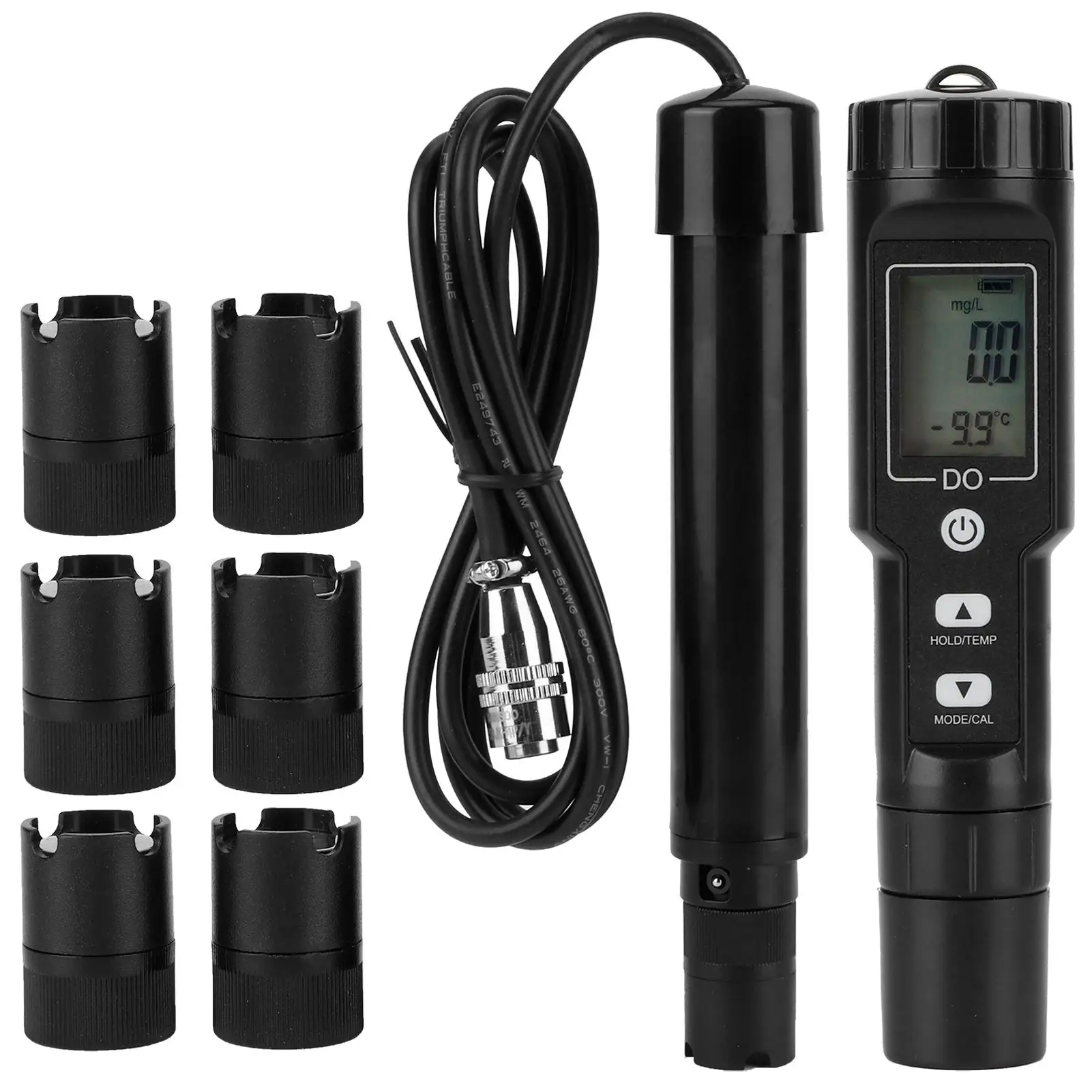 

Portable Digital Dissolved Oxygen Meter 0-40mg/L Water Quality Tester with Temperature Measurement