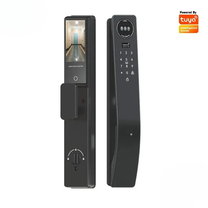 Smart Password Door Lock 3D Facial Recognition Automatic Anti-theft Fingerprint IC Card Visual Cat Eye Electronic Lock