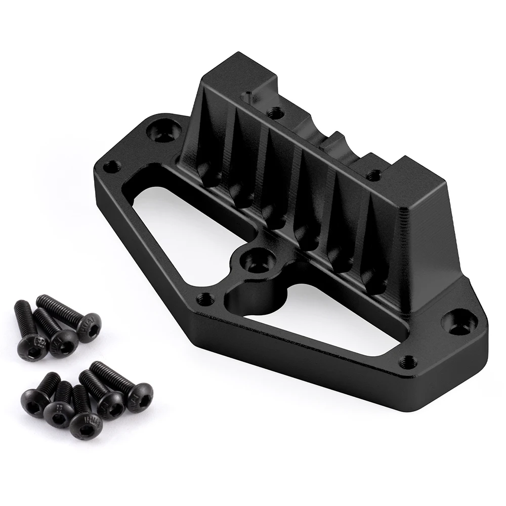 AXSPEED-Soporte de fijación de brazo inferior delantero de aleación de aluminio para fiambrera Tamiya 1/12 RC Car Monster Truck, piezas de mejora