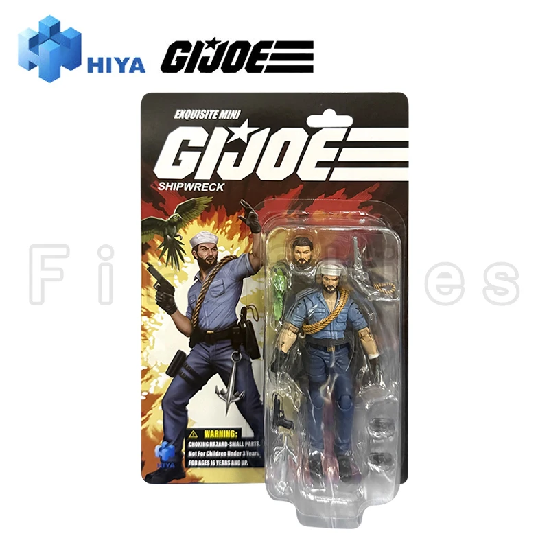 1/18 HIYA Action Figure Exquisite Mini Series G.I.Joe Shipwreck Anime Collection Model Toy view 6