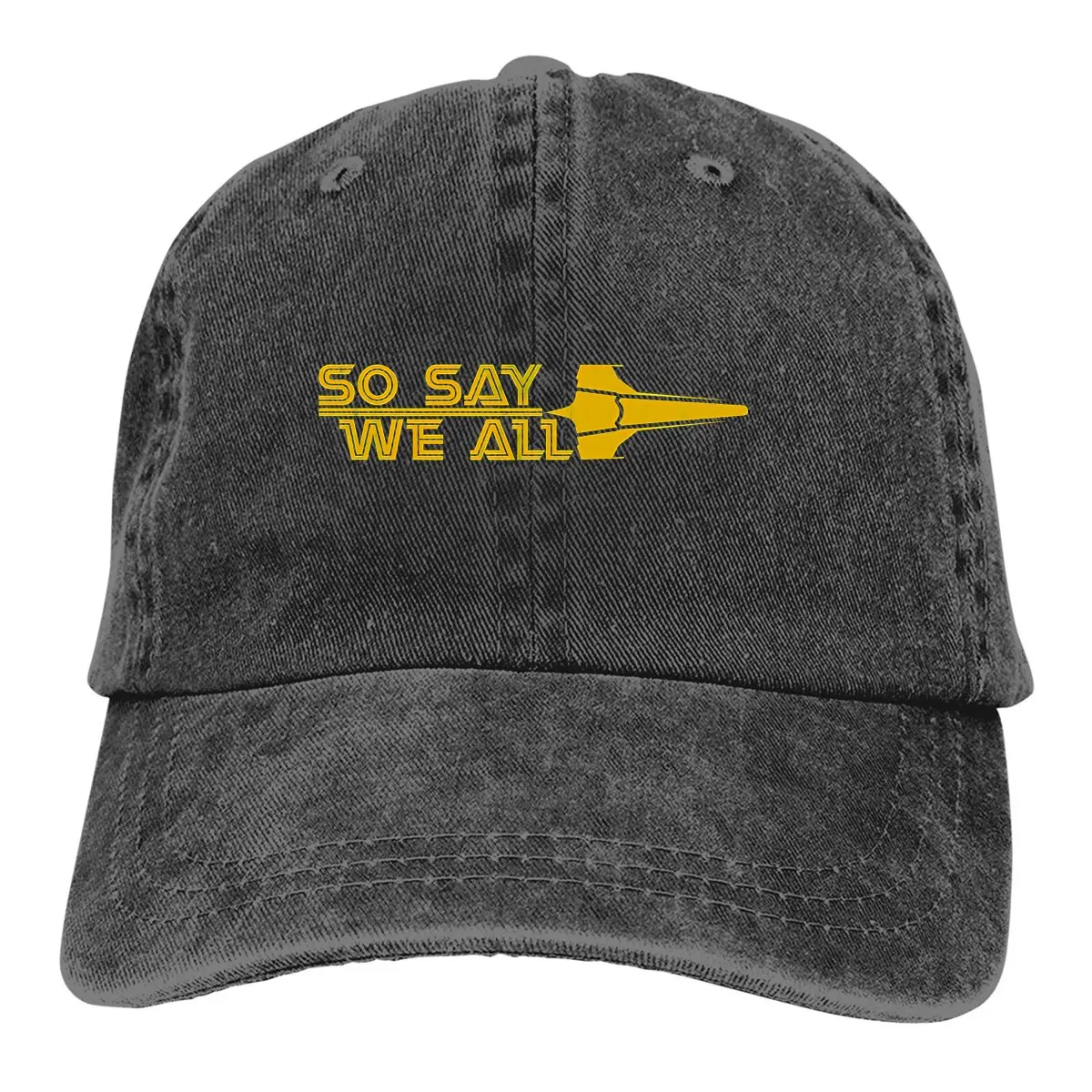 So Say We All Baseball Cap Men Hats Women Visor Protection Snapback Battlestar Galactica Caps