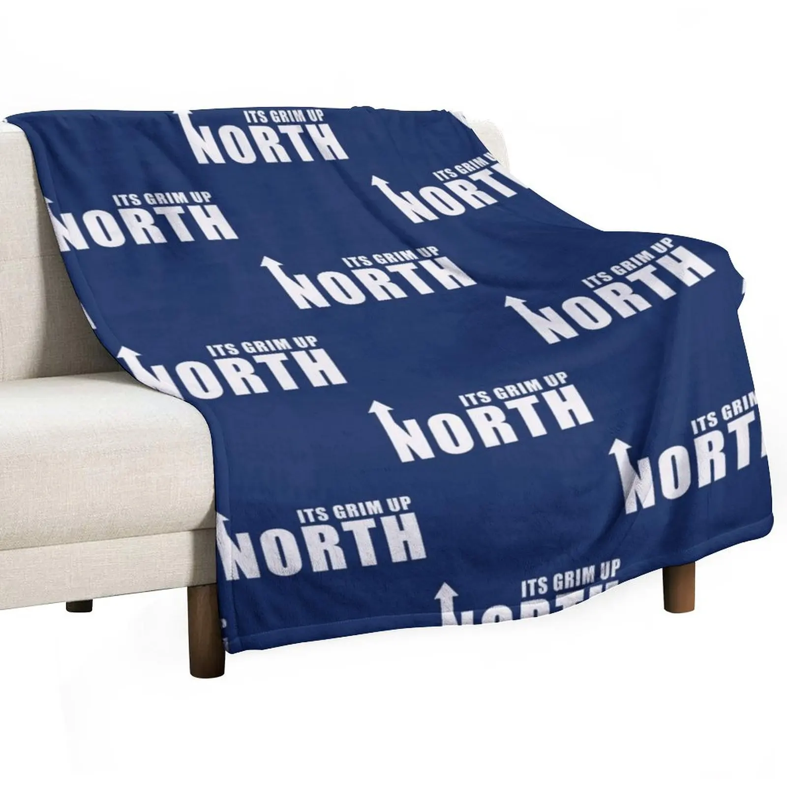 

Its Grim Up North Throw Blanket Polar Comforter Camping manga Blankets