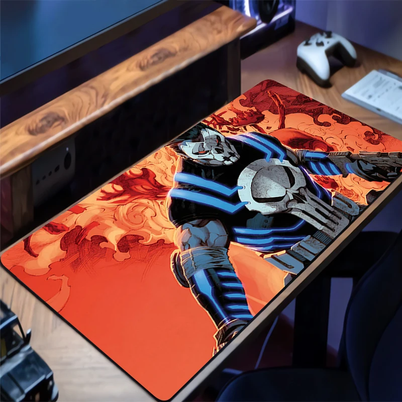 Mouse Pad Punisher Gamer Notebook For Best Gift Games Mouse Pad HD Print Keyboard Pad Large Mousepad Mouse Mat Gaming Desk Mat