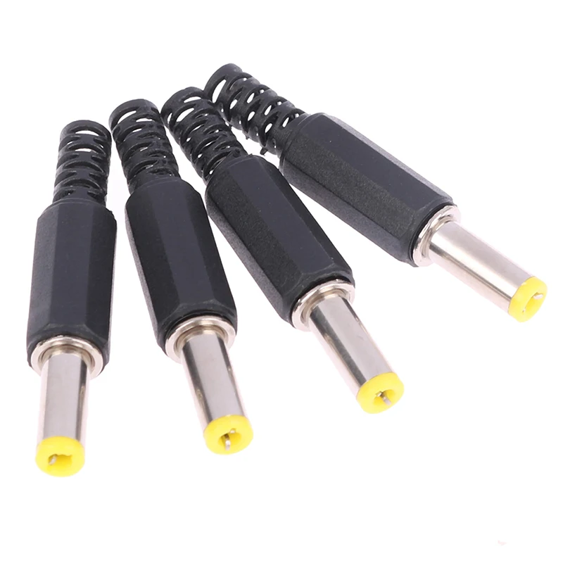 10pcs DC Power Male Plug 5.5*2.1*14MM Adapter Connector Plug Welded DC Head