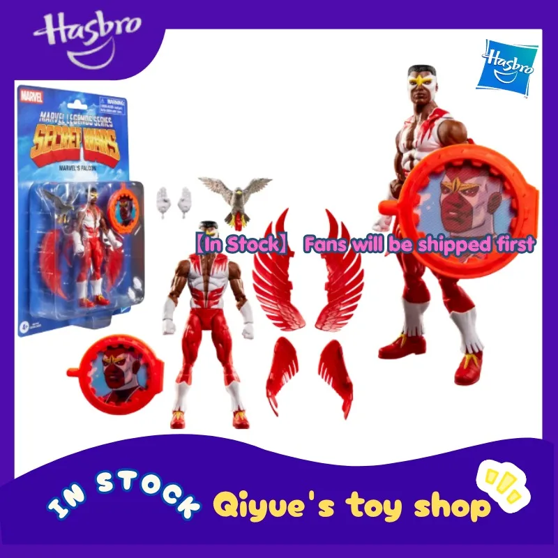 【in-stock】hasbro-marvel-legends-classic-falcon-new-hanging-card-6-inch-movable-robot-doll-model-toy-collection-gift
