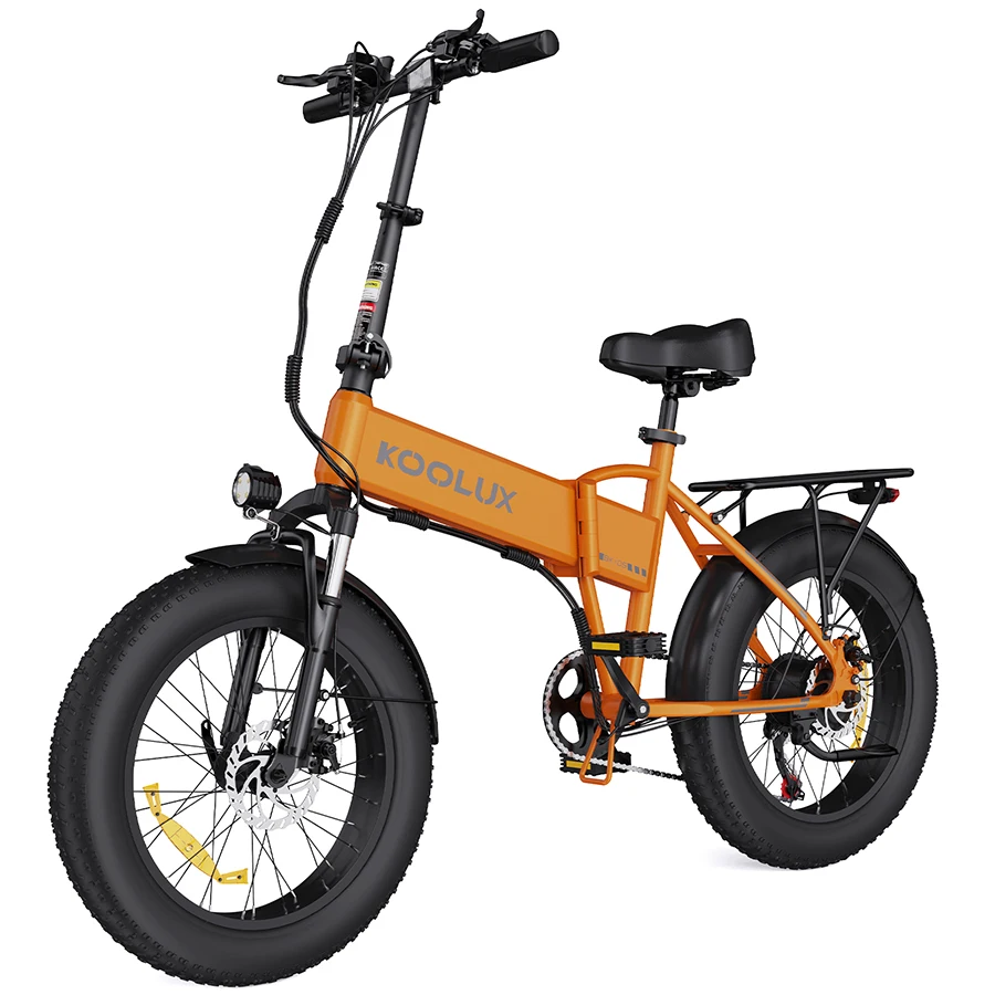 EU PL Warehouse 500W Fatbike 48V Foldable Mountain Electric Bike for Adults view 3