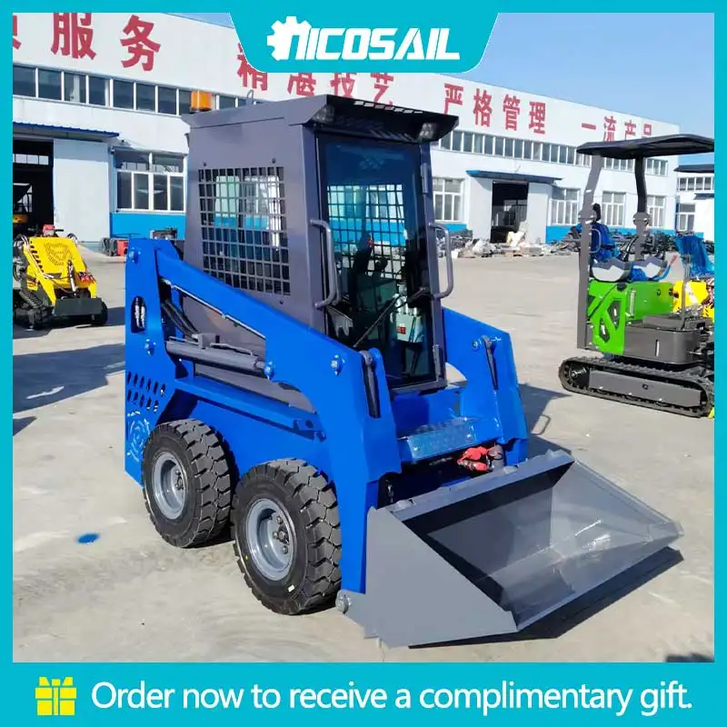 800mm Discharge Distance Mini Loader JC25– Great for Small-Scale Excavation, Fence Post Digging & Garden