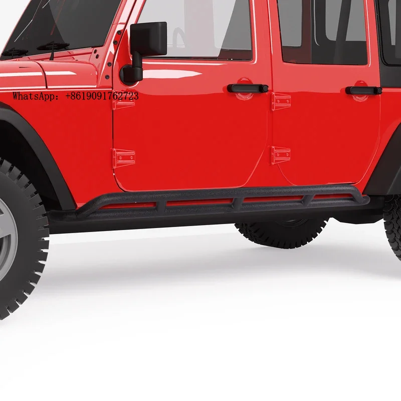 Hochwertiger Rocker Slider Ne Bar Side Step Rock Crawler für 2007–2018 Wrangler JK JKU