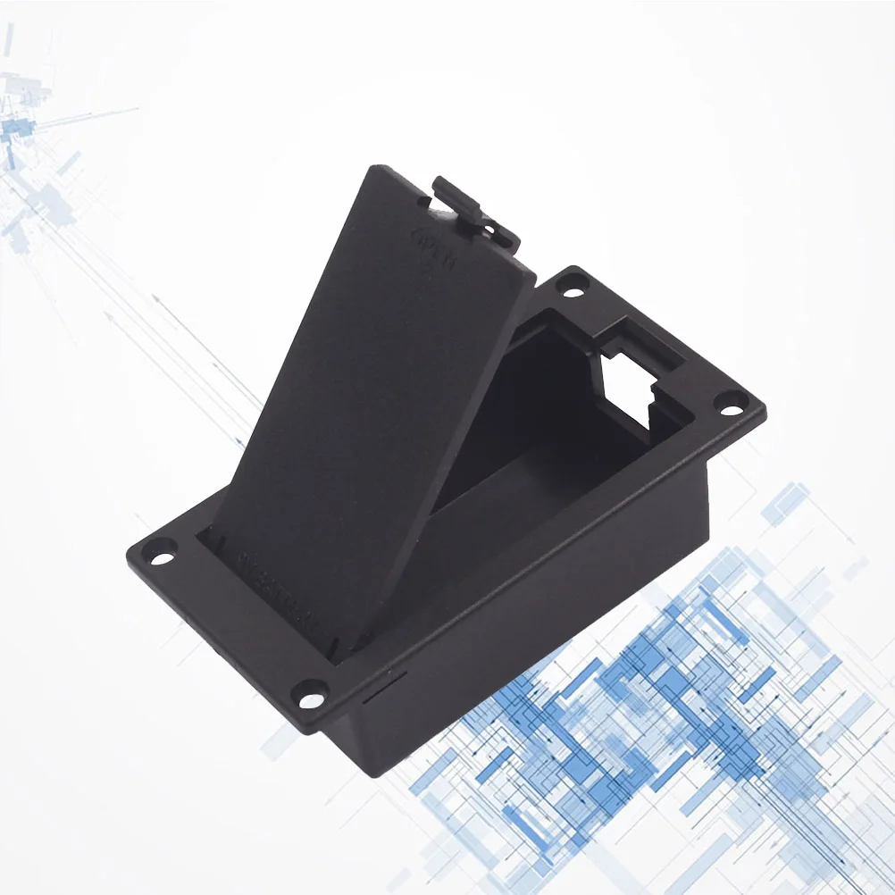 

9V Holder For Guitar Bass Flat Mounting Professional Accessory Easy Replacement