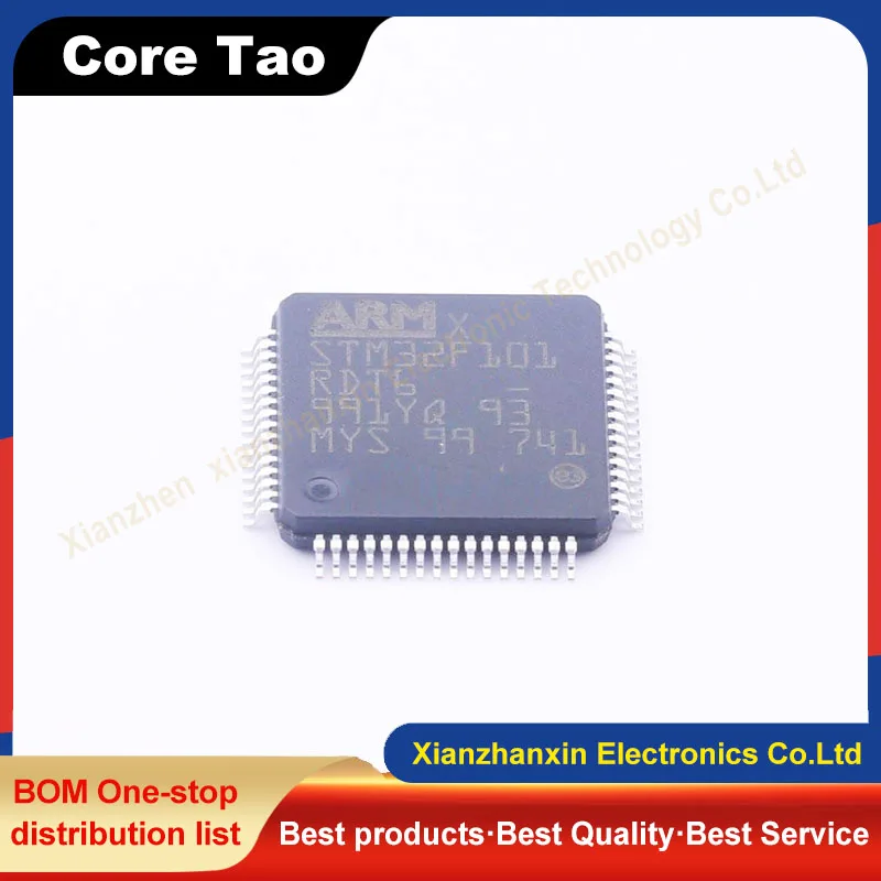 2~10pcs/lot STM32F101RDT6 32F101RDT6 101RDT6  LQFP64 New original micro controller