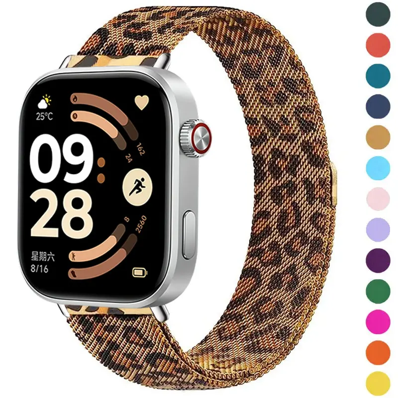 Leopard Steel Strap… - image