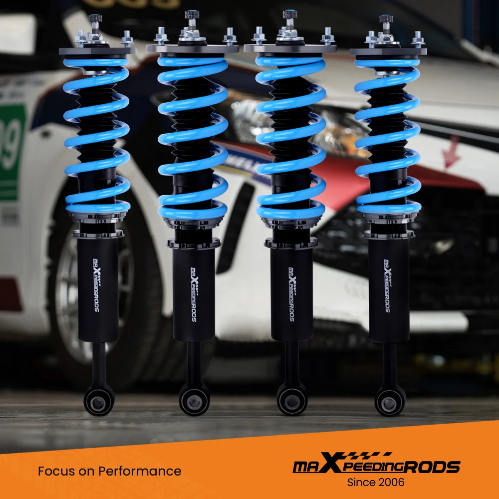 

Coilovers Suspension Kit for Lexus GS300/GS350 2008-2014 24 Ways Damper Adjustable Lowering Kit T6 Upgraded