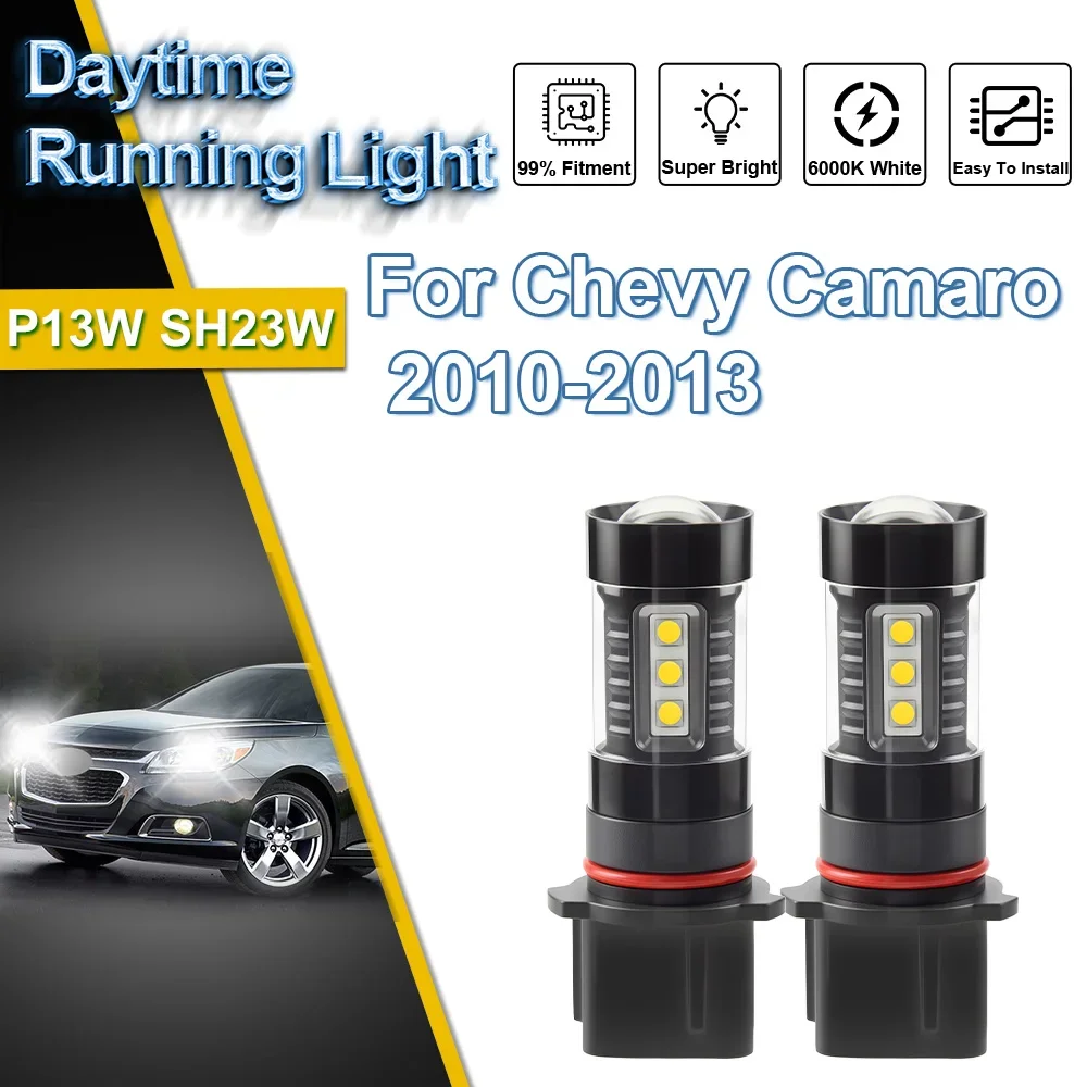 

Mini Flashing Led Daytime Running Light Bulb For Chevy Camaro 2010 2011 2012 2013 High Quality Super Bright Easy To Install DRL