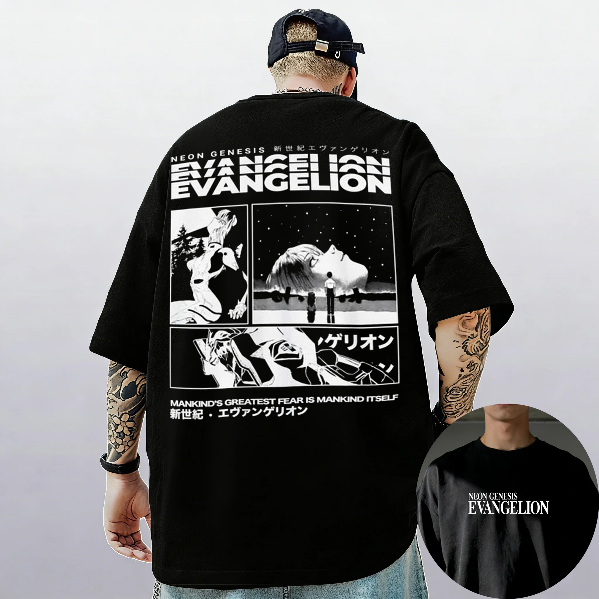 Neon Genesis Evangelion End of Eva Eye Classic Style Short Sleeve