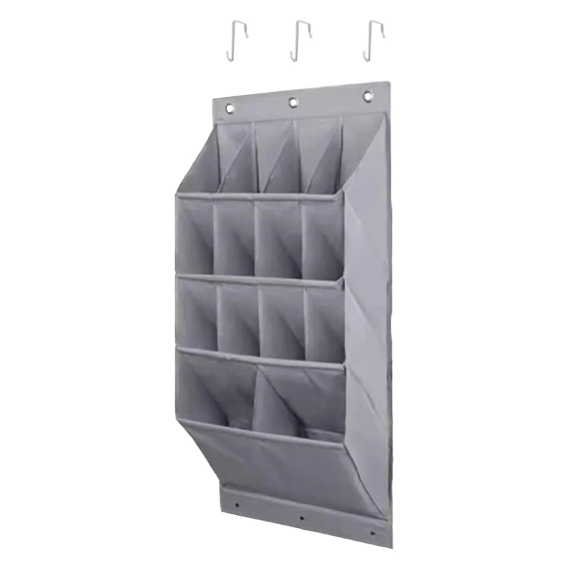 

Shoes Organizer Rack 14 Grid For Room Over Door Hanging Storage Holder Bedroom Shoes Storage Bag