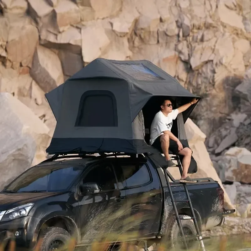 Aluminum Honeycomb Hard Shell Brand New Patented Inflatable Roof Top Tent Car Camping Tent 2-3 Person Wild Land Air Cruiser