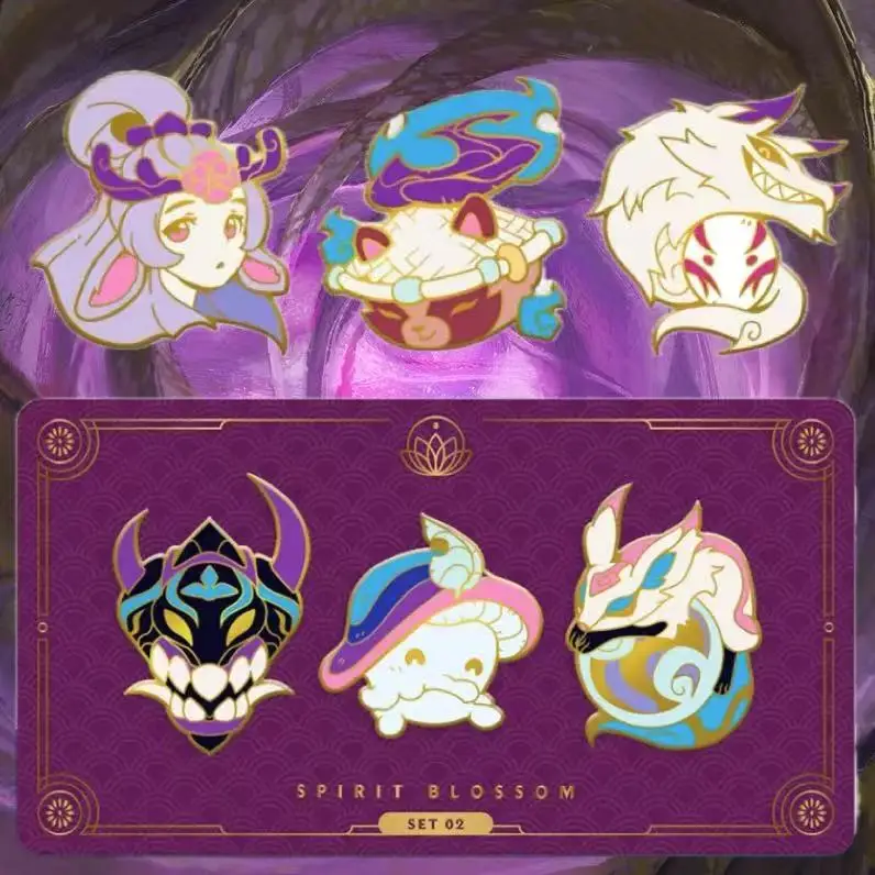 

Spirit Blossom Pin Pack Lillia Teemo Kindred Подлинная оригинальная упаковка Совершенно новая