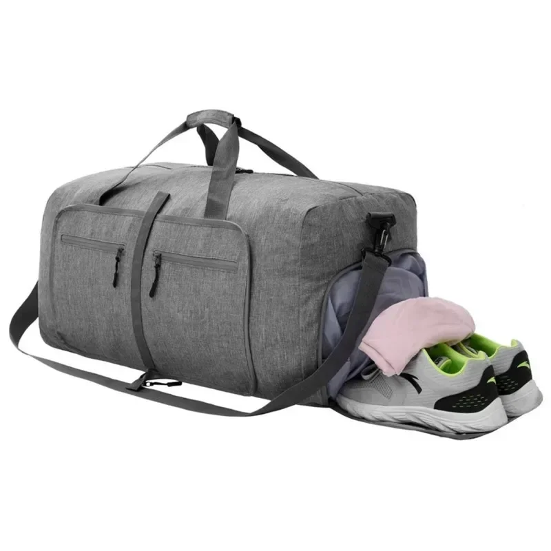 Bolsa de viaje de gran capacidad para hombre y mujer, de hombro de 85L bolso deportivo, impermeable, Oxford, plegable, grande, para equipaje de