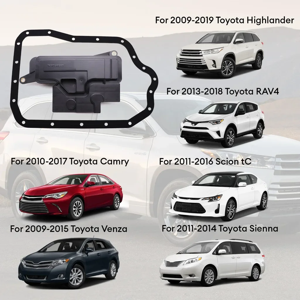 ชุดกรองน้ำมันเกียร์อัตโนมัติ TRANSPEED U760E U760F และชุดปะเก็นอ่างน้ำมันเกียร์ สำหรับเปลี่ยนในรถยนต์โตโยต้า ไซออน แคมรี่