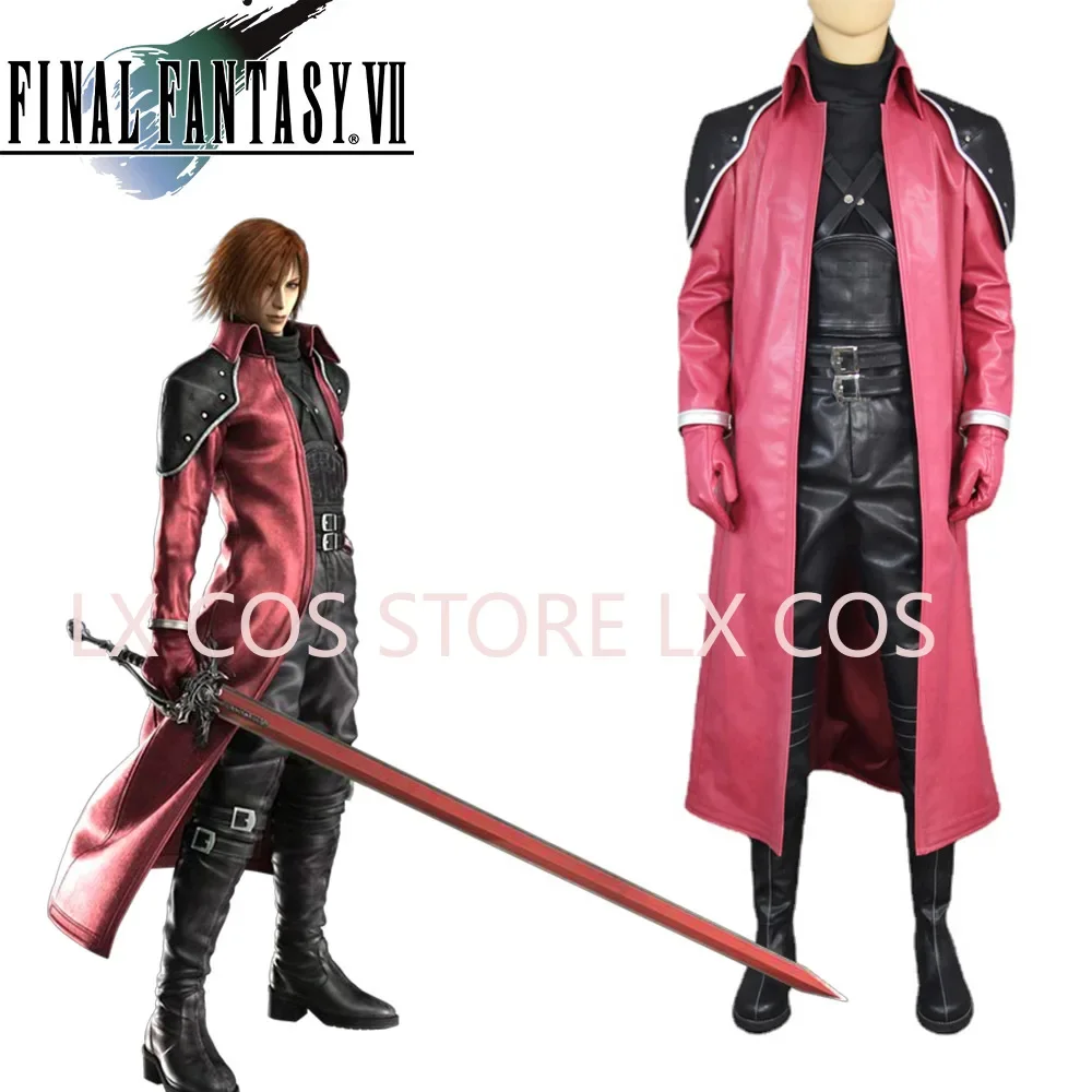 Genesis Rhapsodos Red Cosplay Costume