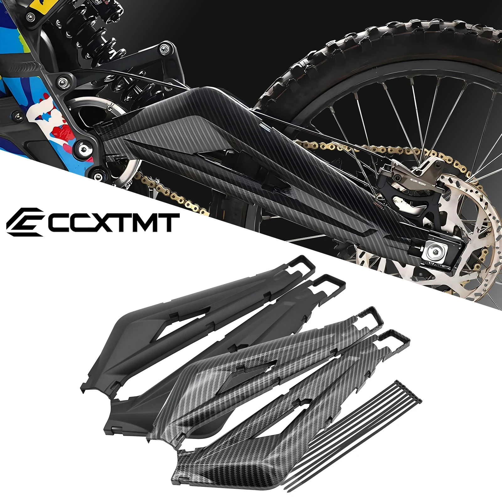Para sur-ron Sur Ron Surron Light Bee S/X motocicleta eléctrica basculante Protector de brazo oscilante piezas de modificación de bicicleta eléctrica