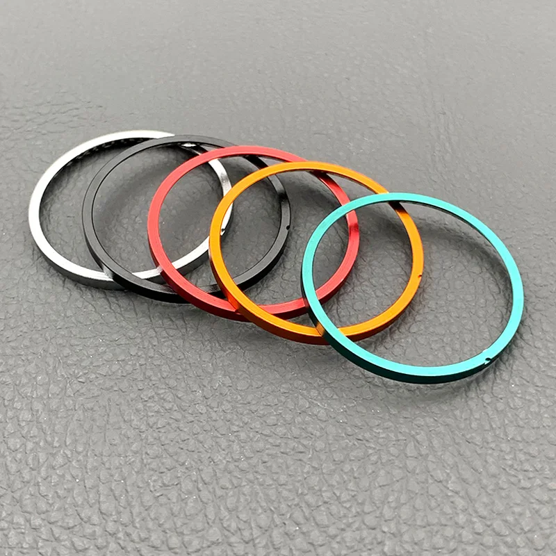Blue and Green Luminous Watch Chapter Ring Metal 30.5*27.5mm Fit SKX007 SKX009 Watch Accessories for NH35 NH36 7S 4R Movement