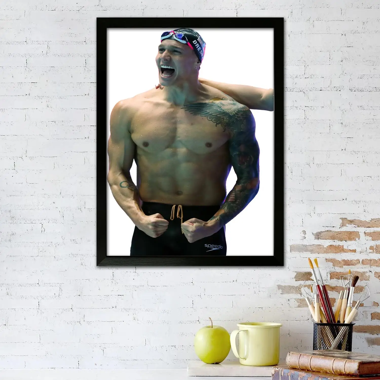 caeleb dressel Canvas Art Poster and Wall Art, Picture Print, Modern Family, Bedroom Decor, Posters,Decorative painting