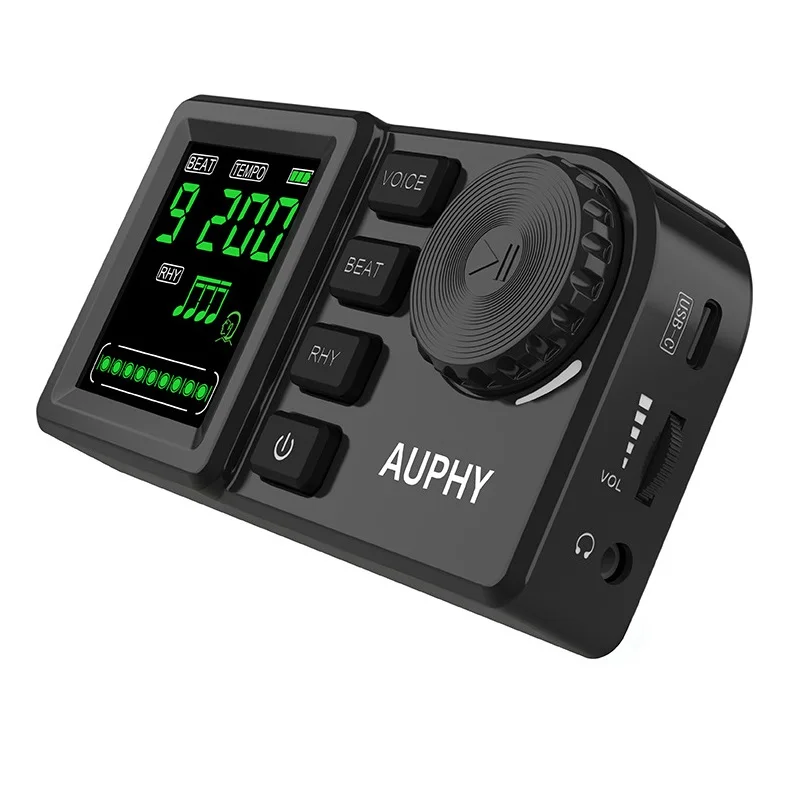 AUPHY Intelligent Vocal Electronic Metronome Piano Guitar Violin Universal Charging Precision Beat Instrument Accessories