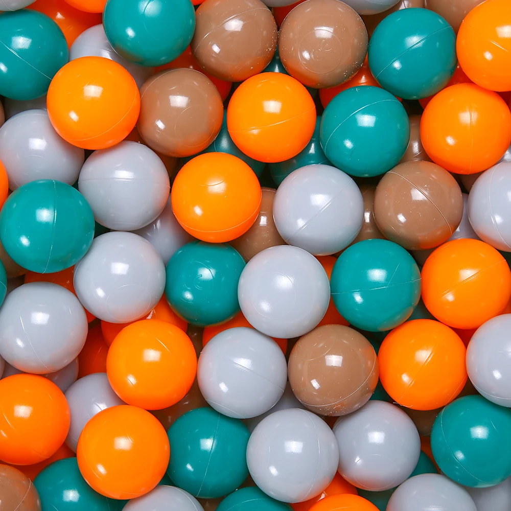 ลูกบอลพลาสติกปลอดสารพิษ ขนาด 5.5 ซม. จำนวน 100 ลูก สำหรับเด็กเล่นในบ่อบอล ตกแต่งงานปาร์ตี้คริสต์มาส ตกแต่งบ้าน