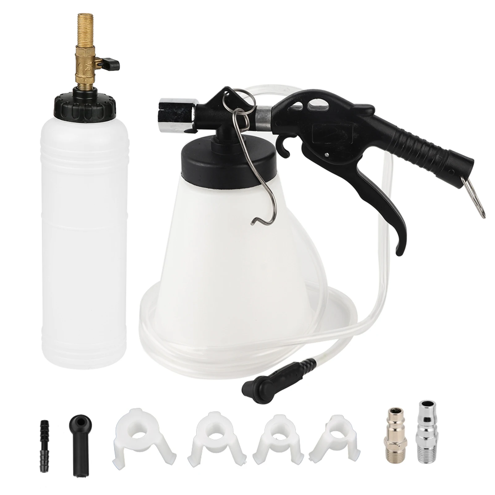 

Brake Fluid Bleeder Pneumatic Car Brake Fluid Bleeder Oil Pumping Machine Brake Oil Replacement Tool Kit