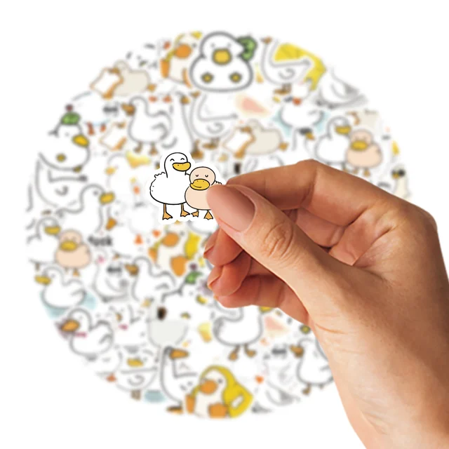Duckling Graffiti Cartoon Sticker Pack (50pcs)