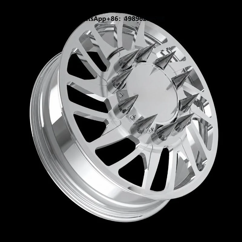Polish Chrome Rim Forged Alloy Dually Wheel 8x200 8x165.1 8x170 20 22 24 26 28 30 Inch