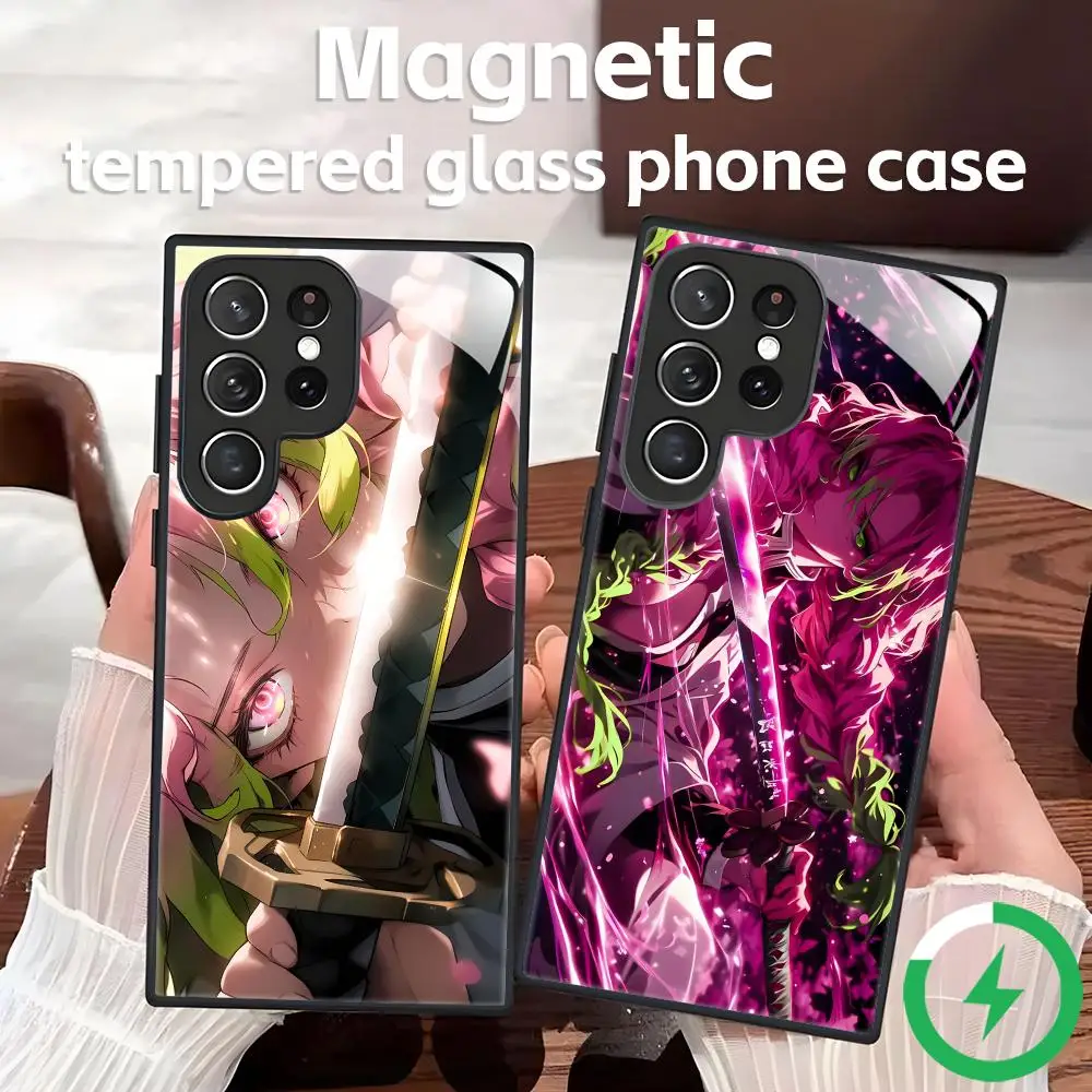 Samsung D-Demon S-SlayerES Phone Case For Samsung S26 S25 S24 S23 S22 S21 S20 Plus Ultra Note20 Glass Magnetic Case - Aliexpress Deal