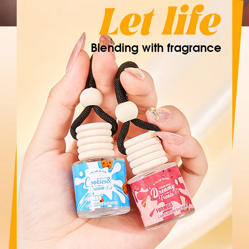 

Car Air Freshener Pendant Luxury Car Scent Diffuser Long-lasting Fragrance Auto Interior Accessories Hanging Perfume Daily Use