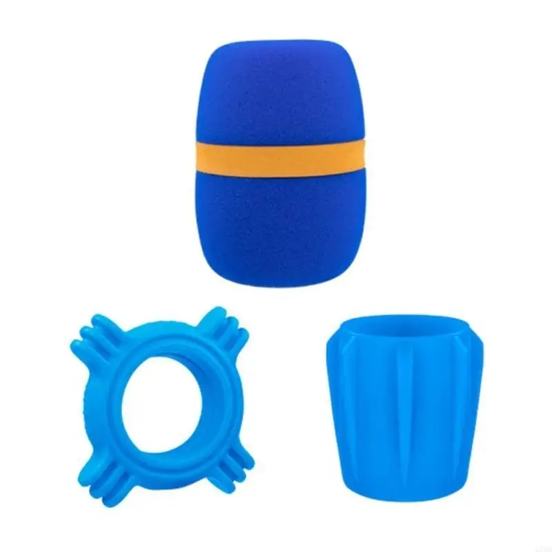 Microphone AntiRoll Rings Foam Windscreens Windshield For Noise Reductions