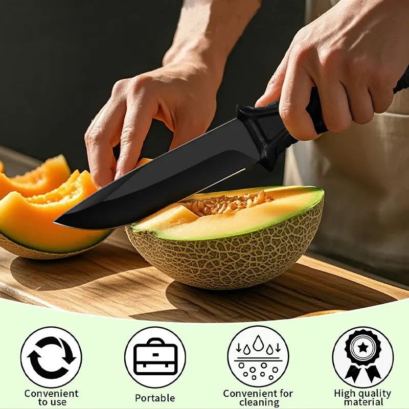 Multi-functional Kitchen with Knife Sheath Cooking Knife, Suitable for Cutting Meat, Vegetables and Fruits, Barbecue