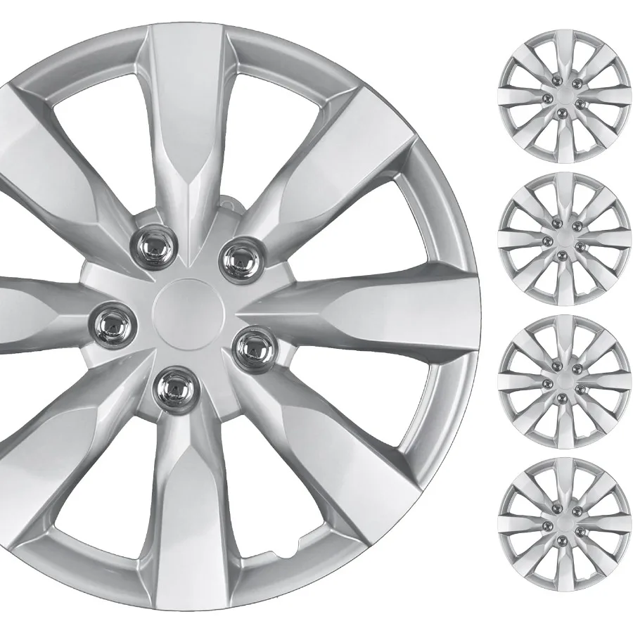 

Hubcaps Wheel Covers for Toyota Corolla 16 Four 4 Pieces Corrosion-Free and Sturdy Full Heat and Impact Resistant Grade Rep