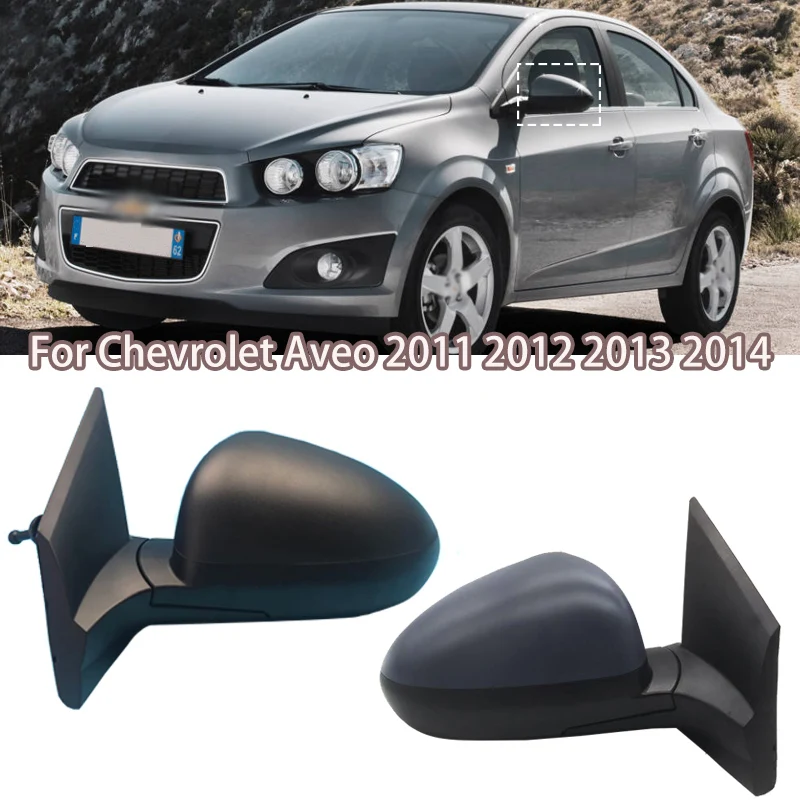 Lewego prawego Auto zewnętrzny widok z tyłu lusterko boczne lusterko wsteczne montażu dla Chevrolet Aveo 2011 2012 2013 2014
