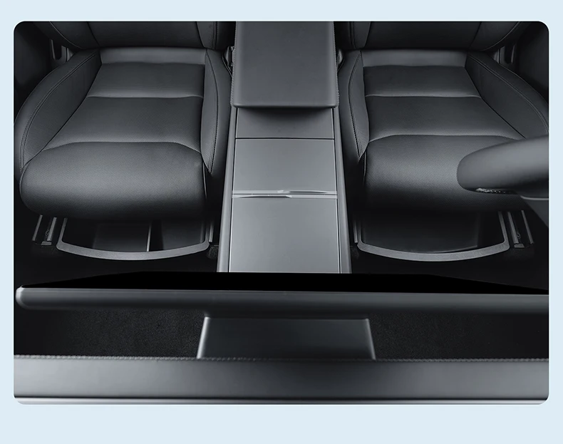 YZ Unter-Sitz-Aufbewahrungsbox für Tesla Model YL 6-Sitzer 2026 Schublade Vorder- und Rücksitz Unterer Organizer-Ablagefach Auto-Innenausstattung Zubehör – Detail 19