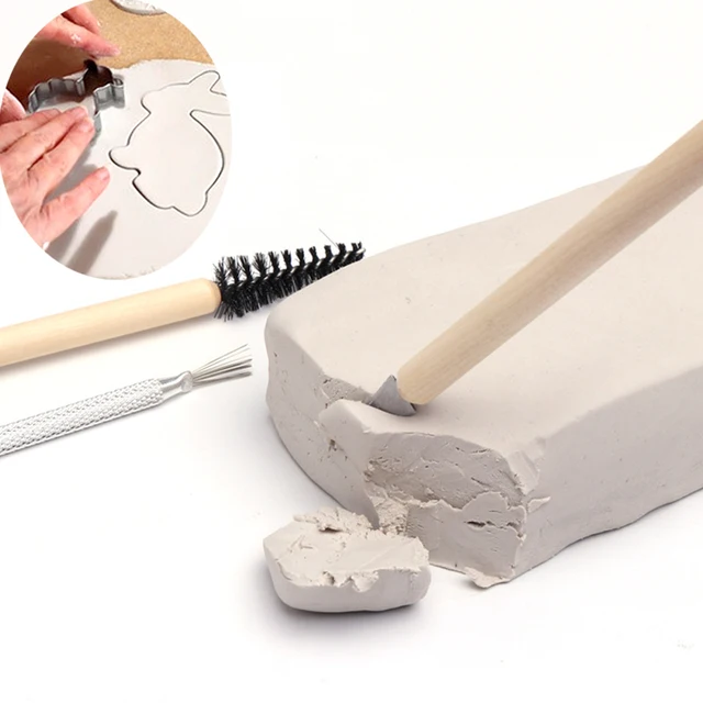 500G biała glina garncarska DIY ręcznie robiona bez pieczenia suszenie na powietrzu kształtowanie glina pakowana próżniowo wazon pierścień wisiorek ozdoba rzemieślnicza