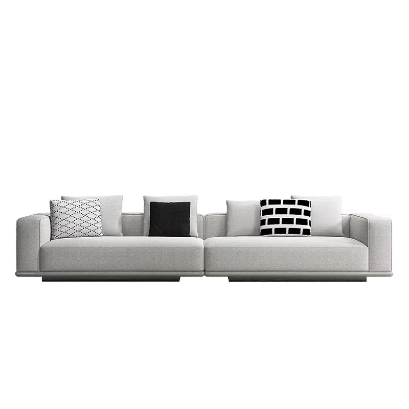 قماش بسيط جديد، أريكة صف مستقيم فاخرة خفيفة