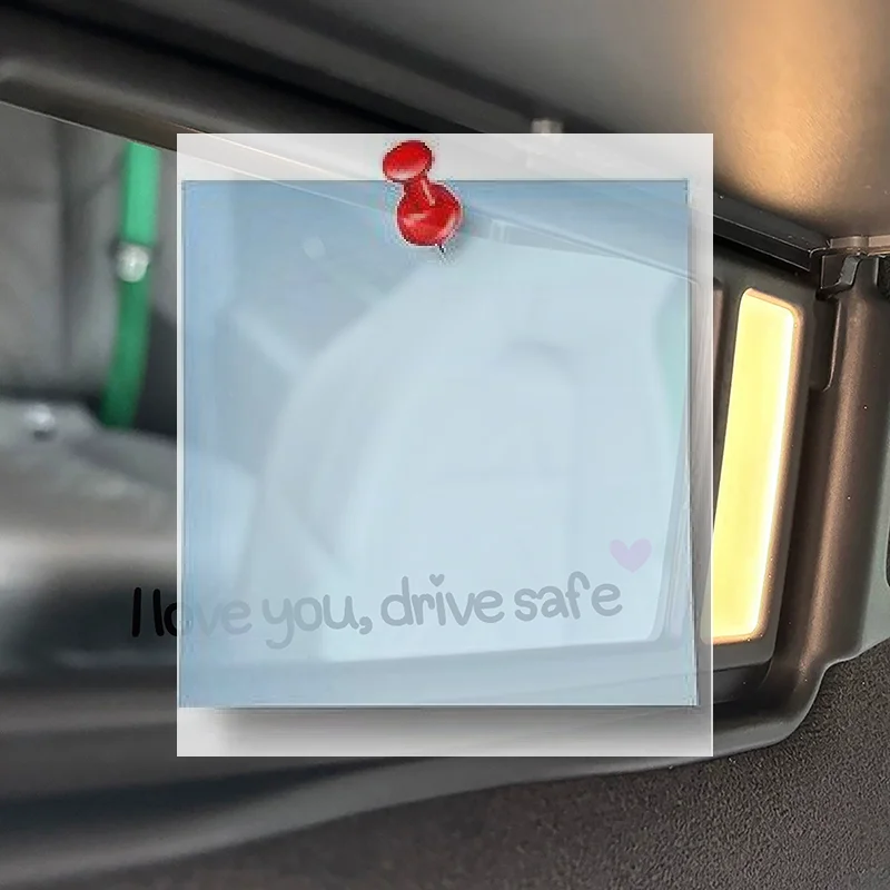 

I Love You Drive Safe Car Mirror Stickers Affectionate Reminder Heartfelt Safety Reminder For Women Drivers Car Interior Sticker