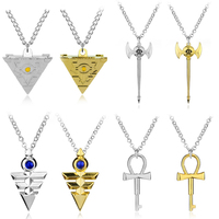 3D Yu-Gi-Oh Necklace Anime Yugioh Millenium Pendant Jewelry Toy Yu Gi Oh Cosplay Pyramid Egyptian Eye Of Horus Necklace-30