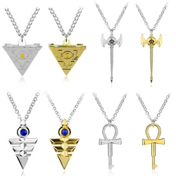 3D Yu-Gi-Oh Necklace Anime Yugioh Millenium Pendant Jewelry Toy Yu Gi Oh Cosplay Pyramid Egyptian Eye Of Horus Necklace-30