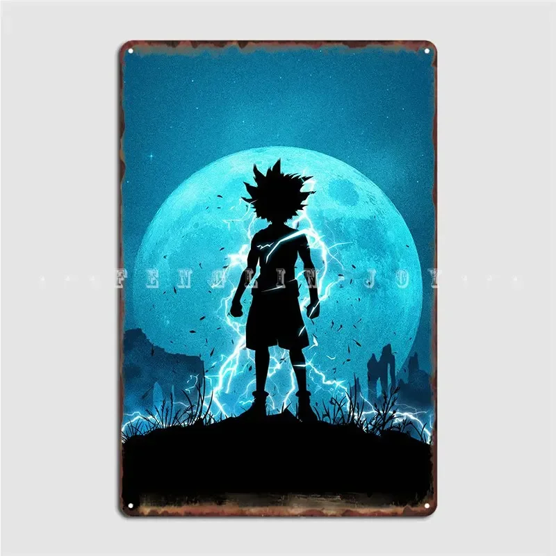 Killua Zoldyck Metal Plaque Poster Wall Decor Designing Club Bar Wall Pub Tin Sign Posters