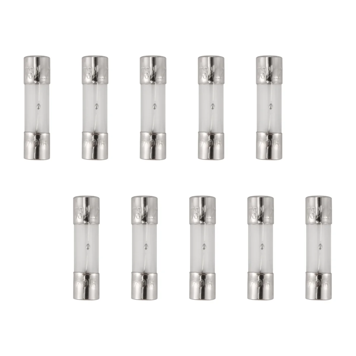 10 Pcs 250V 3A 3Amp Slow Blow Glass Fuses Tubes 5mm x 20mm