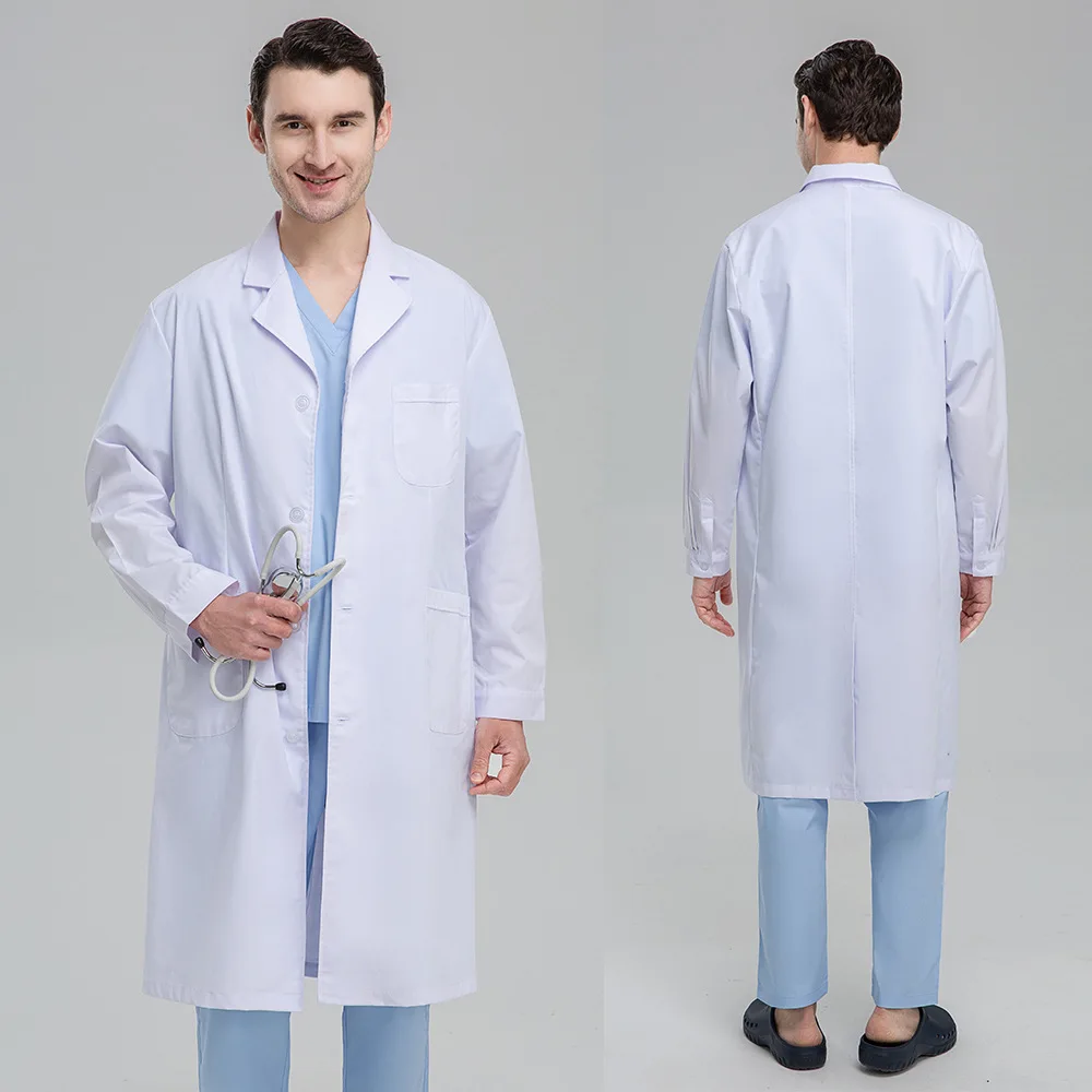 ชุดแพทย์มืออาชีพ ชุดยูนิฟอร์มทางการแพทย์ เสื้อสครับผู้หญิง เสื้อคลุมผ่าตัดในโรงพยาบาล เสื้อคลุมแล็บ เสื้อคลุมทำงานคลินิกทันตกรรม
