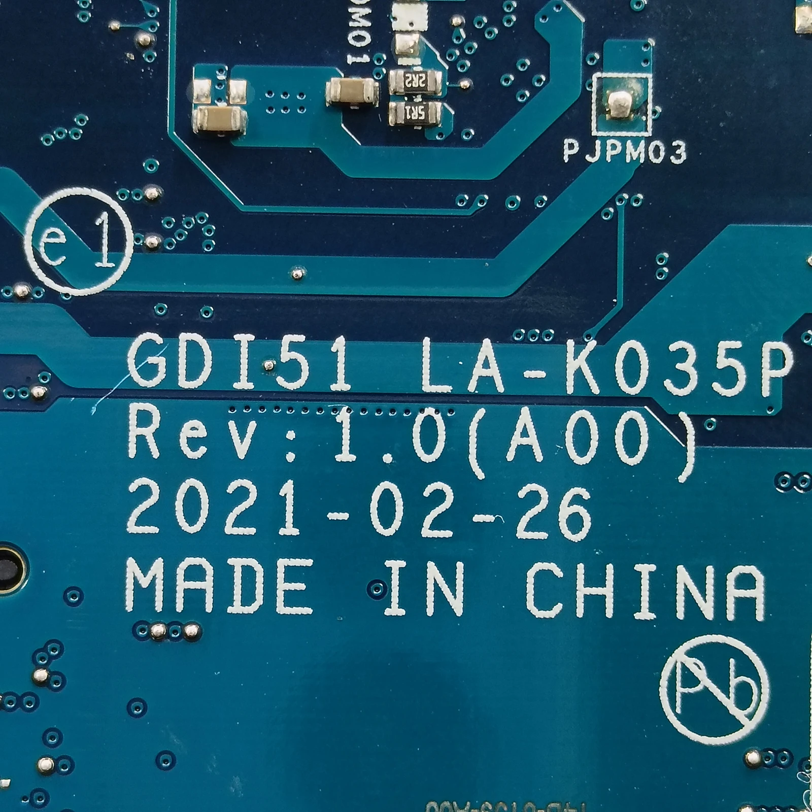 LA-K035P Per Dell Vostro 3401 3501 Inspiron 3501 Scheda Madre Del Computer Portatile i3-1005G1 Scheda Madre 0Y2CMN