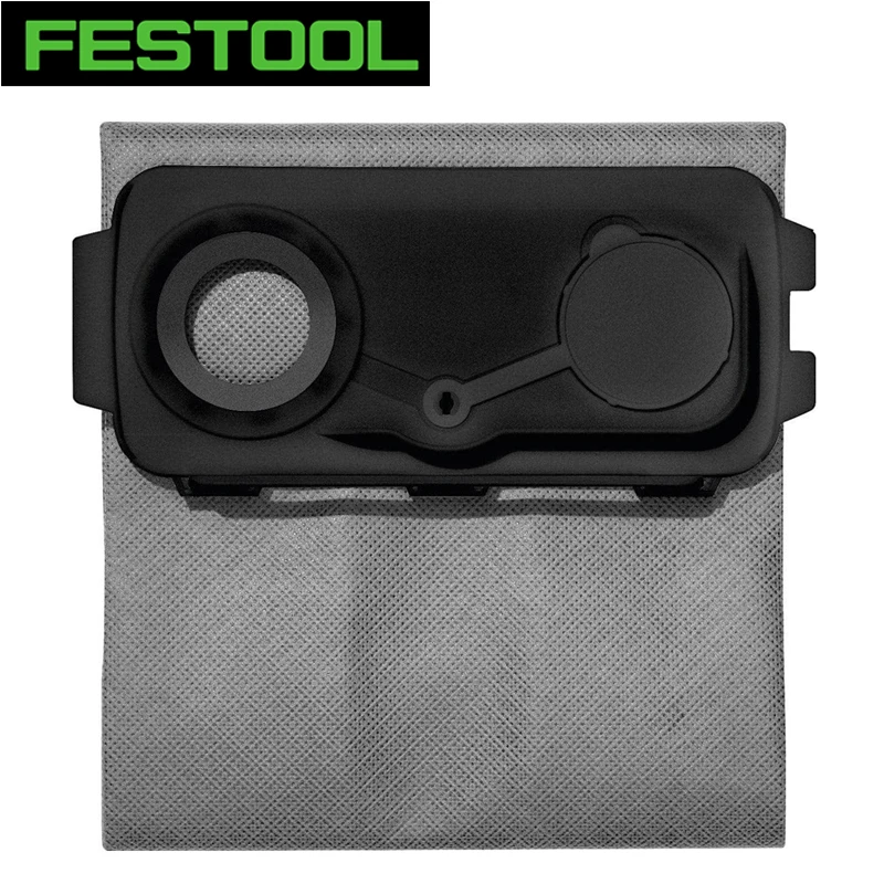 FESTOOL 204309 Long Life Filter Bags Cycle Fast Easy Safe With Cover Sturdy Polyester Material DustBag