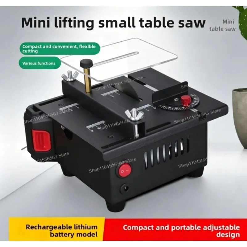 

Desktop Mini Table Saw, Household Precision Woodworking Model Cutting Machine